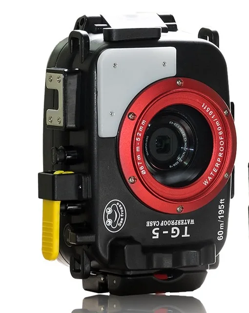 Seafrogs 40m/130ft TG-5 水中防水ダイビングハウジングケース Olympus