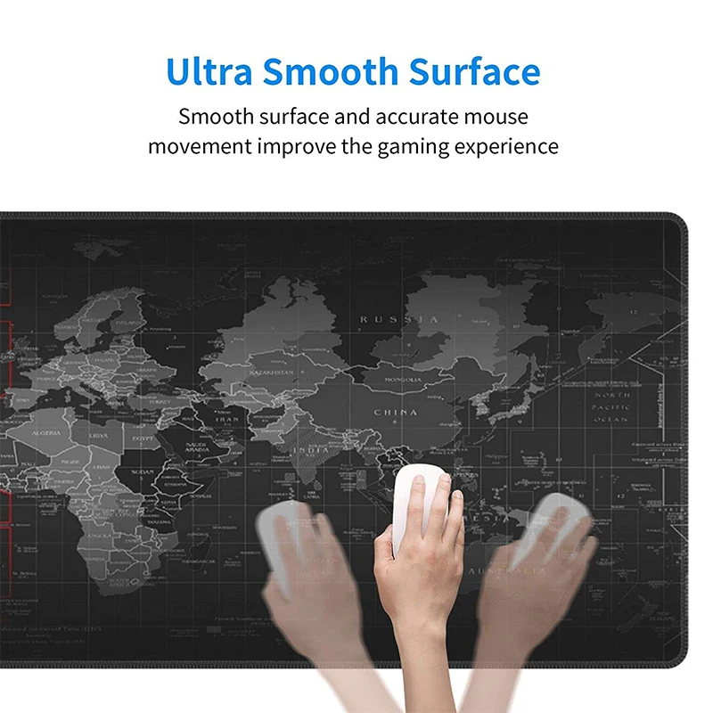 Mp201 3d The World Map Rubber Mouse Pad / Roll Material / Blank Mouse