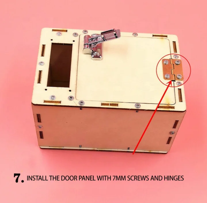Mechanical Combination Lock DIY Model Kits Science Toys for Children Manual Assembly Password Box DIY Kit Wooden Toys Education