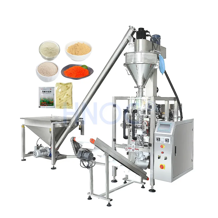 1g 1kg Flour Spice Automatic Plastic Bag Small Pouch Multihead Weigh and Package Dal Pack Machine