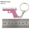5cm mini p18c glock hp-argent rose rouge