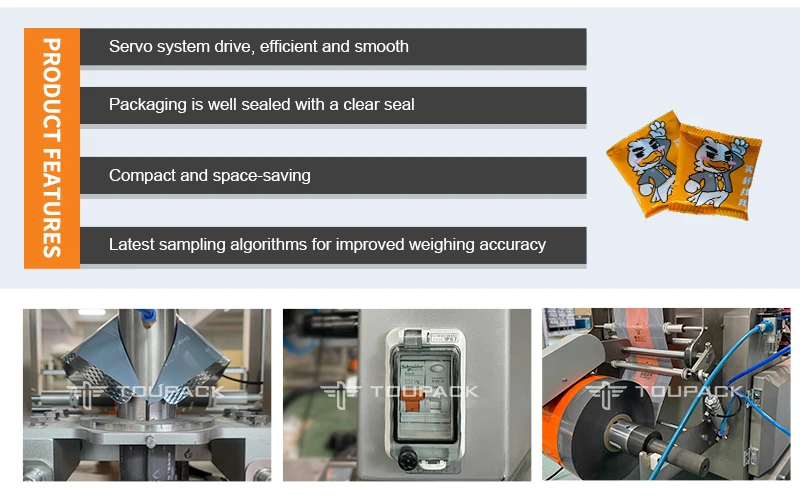 10/14 Hoppers Multihead Weigher Packing Machine with 220V50/60Hz and 1 Year Warranty for Food Packaging