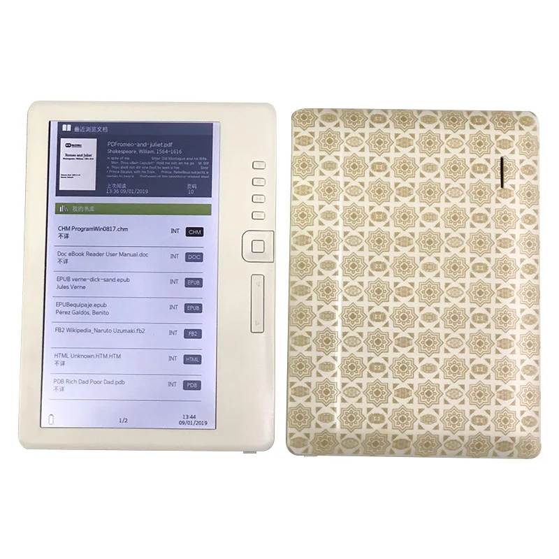 E Book Reader BLE Wifi Pdf Format E Ink Touch Screen E Paper Ereader Ebook
