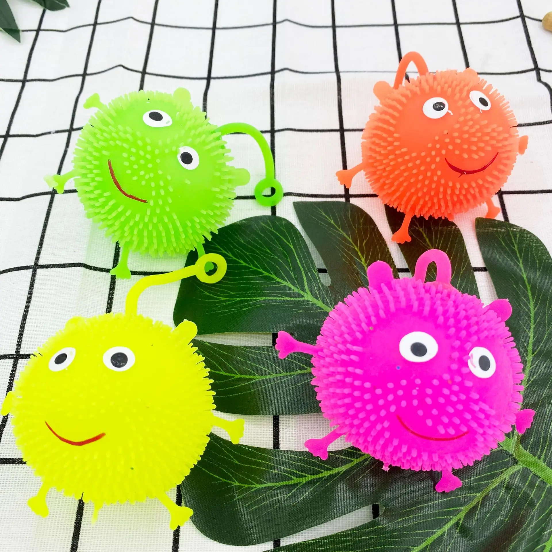 TPR Puffer Stress Ball Toy & Sensory Squishy Balls - OEM