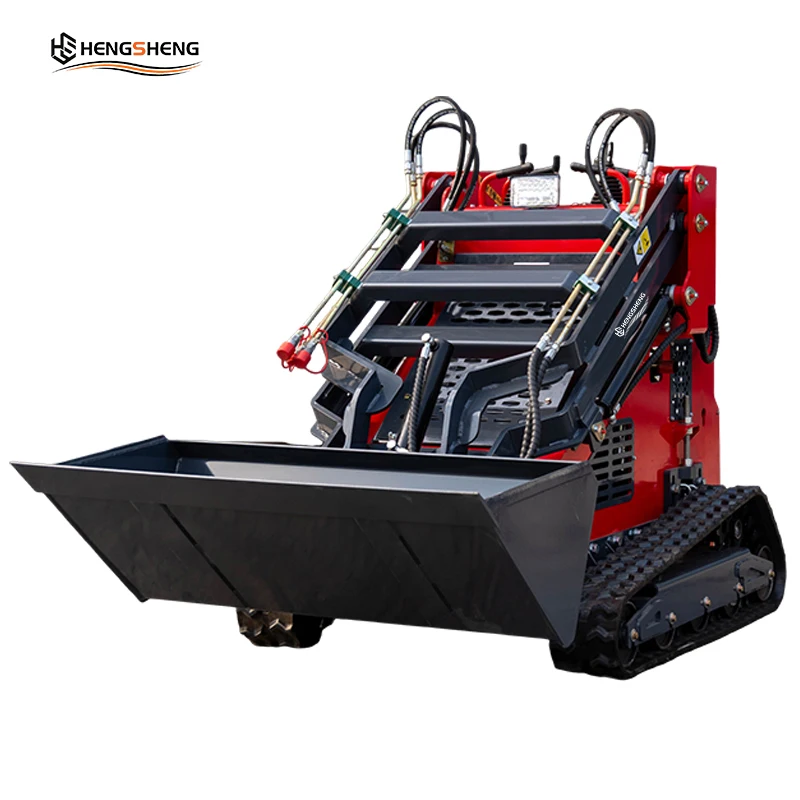 CE/EU/EPA Mini Skid Steer Loader Briggs & Stratton Parallel bar Engine Optional Wheel Type Bucket Capacity 0.17m ³ Bestseller