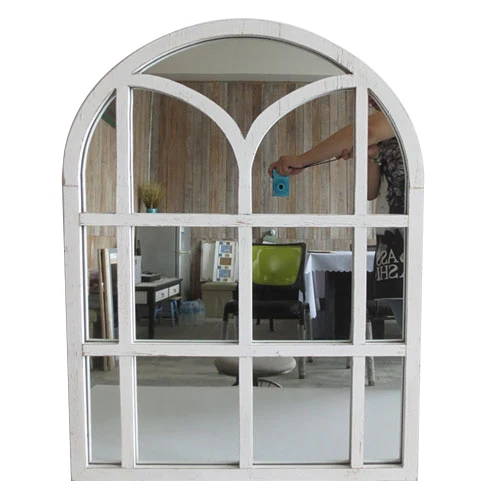 arched window frame white