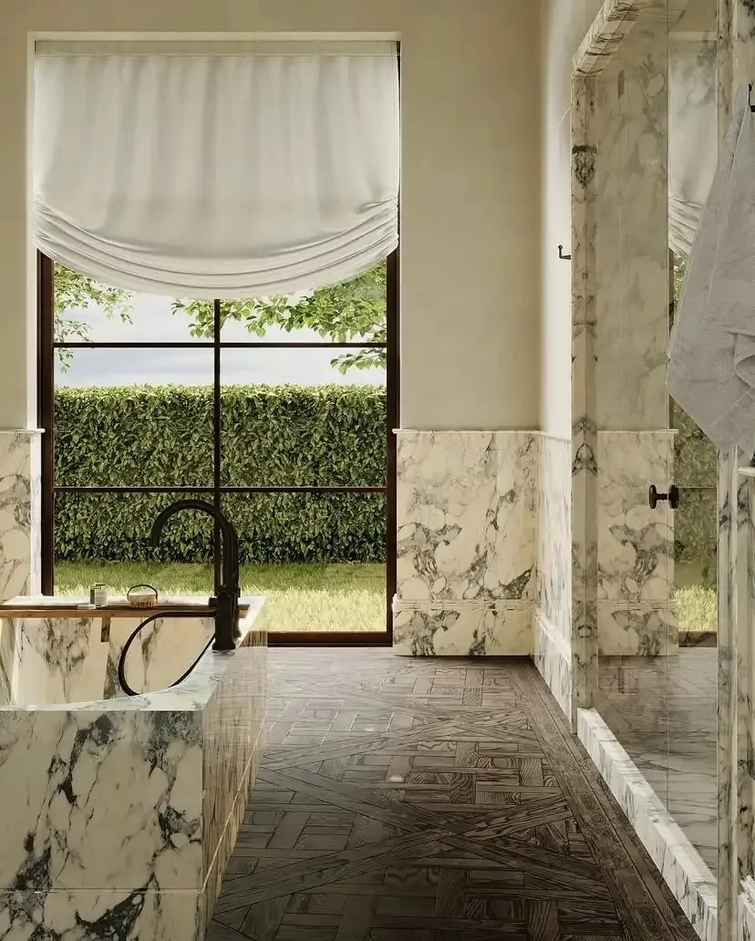 product premium calacatta green marble slab polished finish for villa apartment  hotel marble projects-6