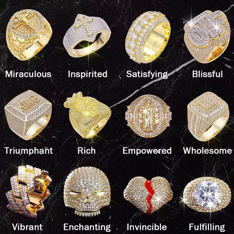 Hh Bling Empire Cadenas Colgantes Heladas Para Hombres Colla | Cuotas sin interés