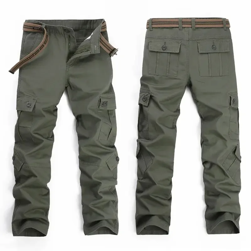 Oem/odm Factory Direct Custom Cargo Pants Men's 100 Cotton Multi