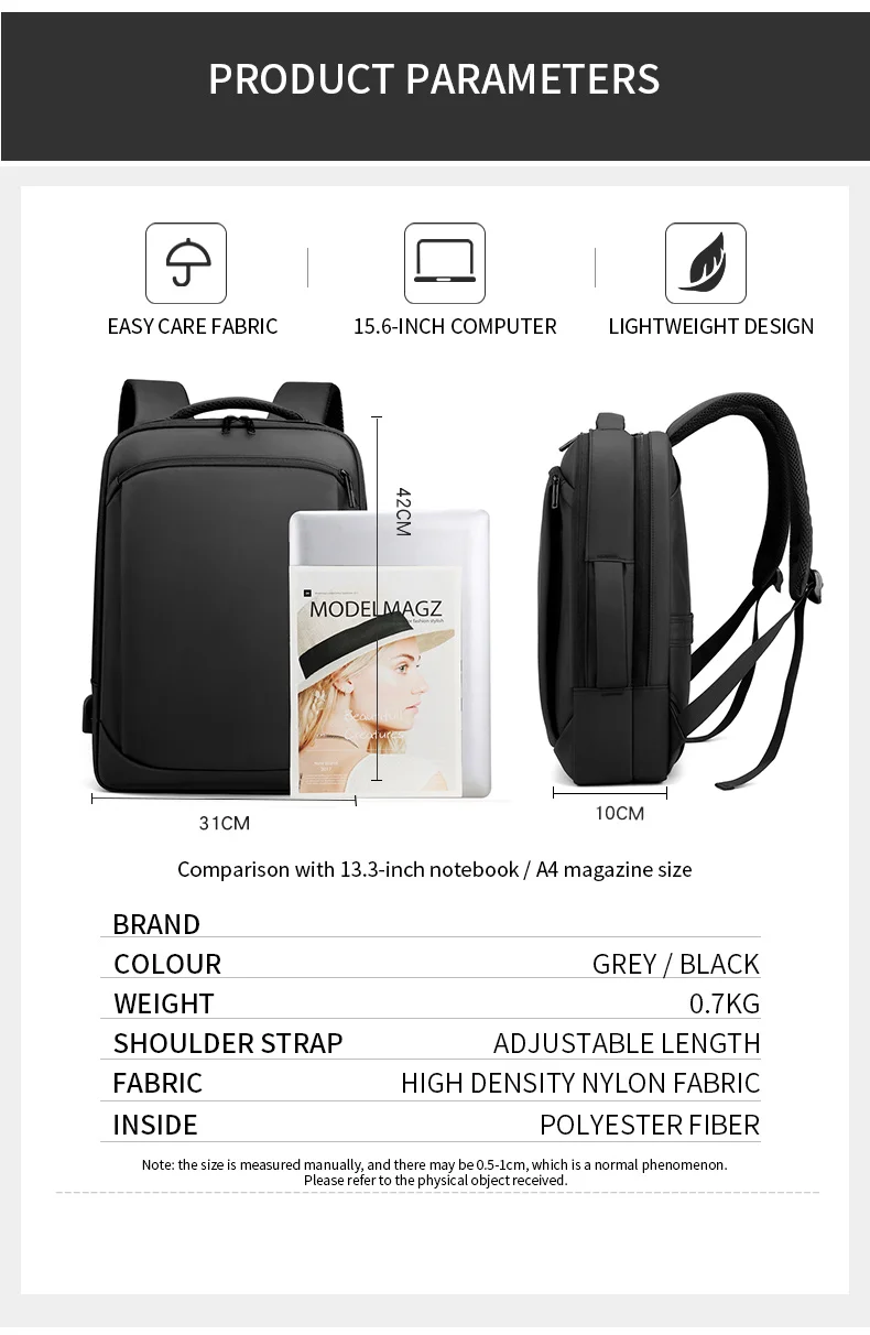 School Bags Multifunction Smart Backpack Work Bagpack Mens Business ...