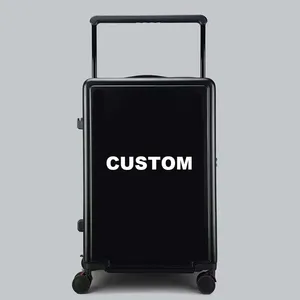 Travel Luggage Customized ABS PC Cartoon Logo Colorful Travel Suitcase Luggage