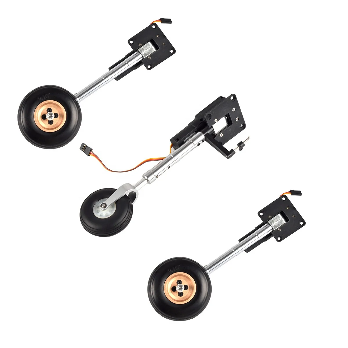 Электрический комплект для устранения шасси радиоуправляемого самолета с колесами 200 мм 4-6