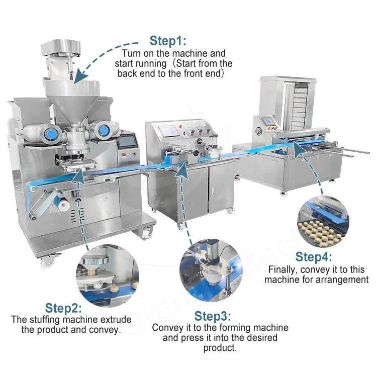 ORME Automatic Kibbe Kubba Kibbeh Make Japan Mochi Ice Cream Machine Date Maamoul Production Line
