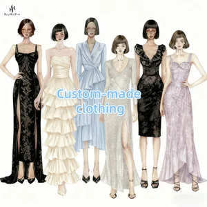 Garment Design High Quality Vendors Factory Manufacturers Custom Clothing Vendors for Boutiques Clothes Casual Women Dress Party