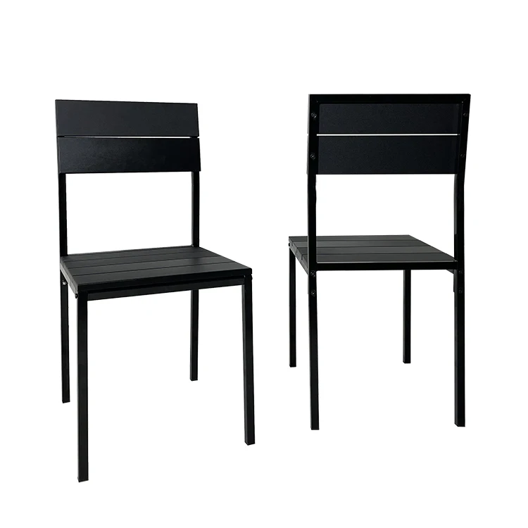 2021 NEW design Dining table set with 4 chairs MDF+PVC dining set for dining room DS-099 with Live show