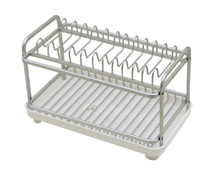 Double layer aluminum dish rack