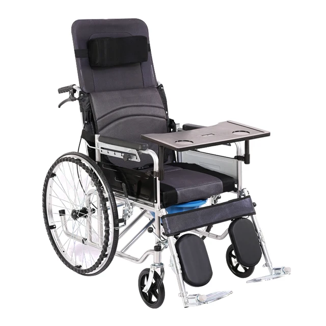 Lightweight Active Manual Wheelchair Medical Foldable Carbon Steel Wheelchairs for the Disable and Elderly People