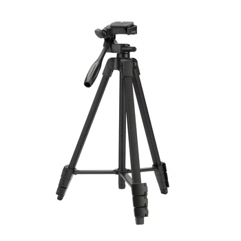 Factory Custom 1.4m Camera Stand Portable Cell Phone Dslr Camera Aluminum Tripod