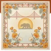 Coucher de soleil doré - Tapis de Californie