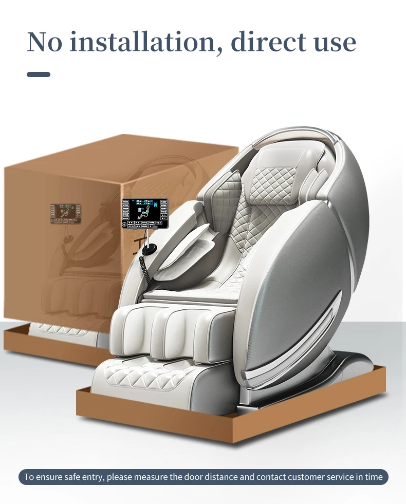 GUOHENG 2022 Popular Products OEM Music Heated Electric SL Track Full Body Fauteuil Massant 4D Zero Gravity Massage Chair