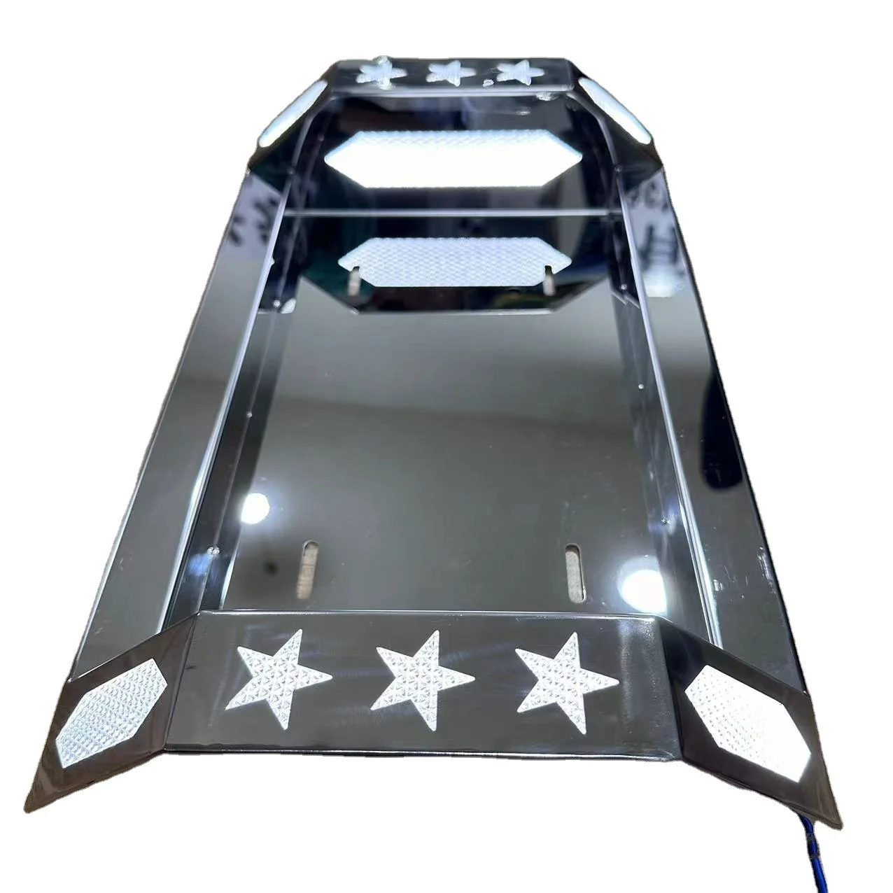 GHCD New Product High Quality  Japanese Truck LED Stainless Steel  License Plate Frame Size 44*26 Factory Direct Sales