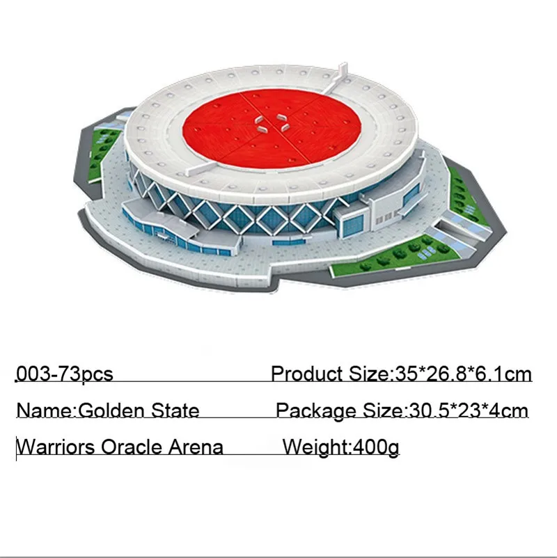 New Arrival Educational Stadium Model Toy DIY Assemble Model Toy 3D Paper Puzzle