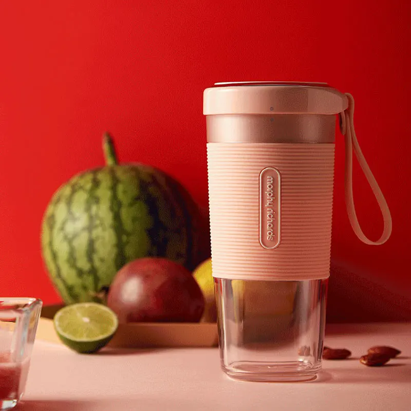 Xiaomi Morphy Richards with Portable Rechargeable Juicer Small Household Juice Cup Electric Juice Machine Mini Food Juice Cup