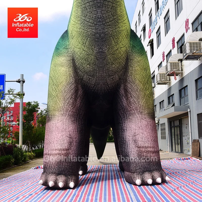 360 Inflatable Customized Logo and Print Inflatable Mascot Animal Huge Giant   Dinosaur Cartoon Advertising Inflatables