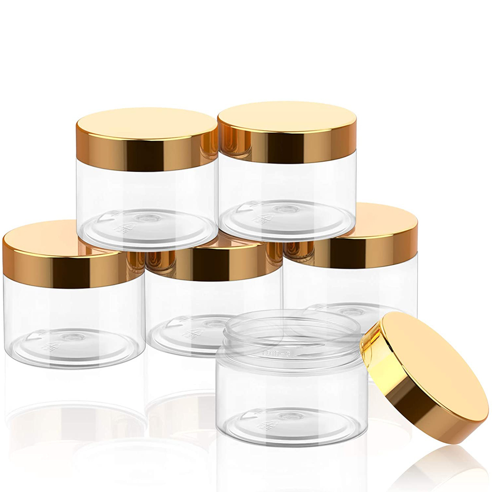 
 Food Grade 30m 50ml 100ml 300 ml 300g 350 ml 400 ml 1 oz 2oz 16oz matte eco friendly brown black clear plastic jar with lid  