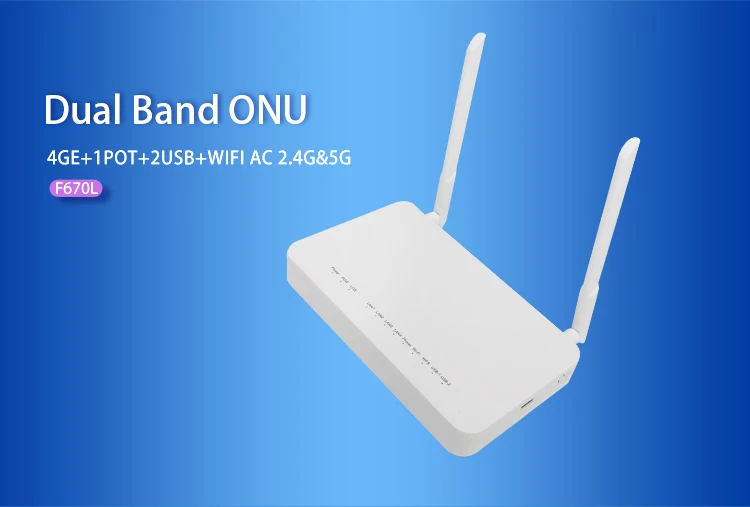 FTTH 5G AC Xpon Gpon Onu Bridge - F670L V7.1 - Best Support