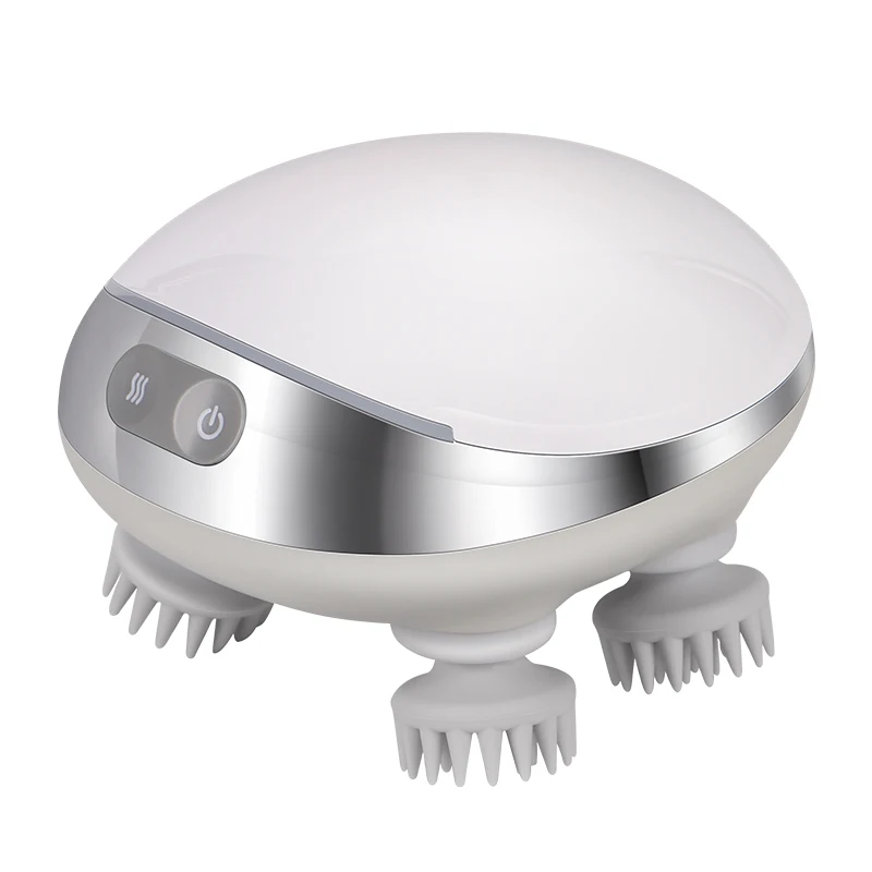 New Design Waterproof Head Scalp Massager Portable Wireless Electric Silicone Massage Tools Pet Head Massage Device