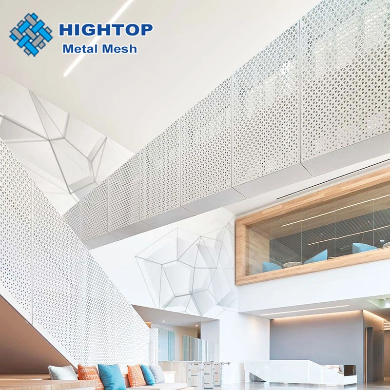 Custom Shape Round Hexagonal Honeycomb Decorative Perforated Metal Steel Panel Aluminium Plate Mesh for Balcony Screen