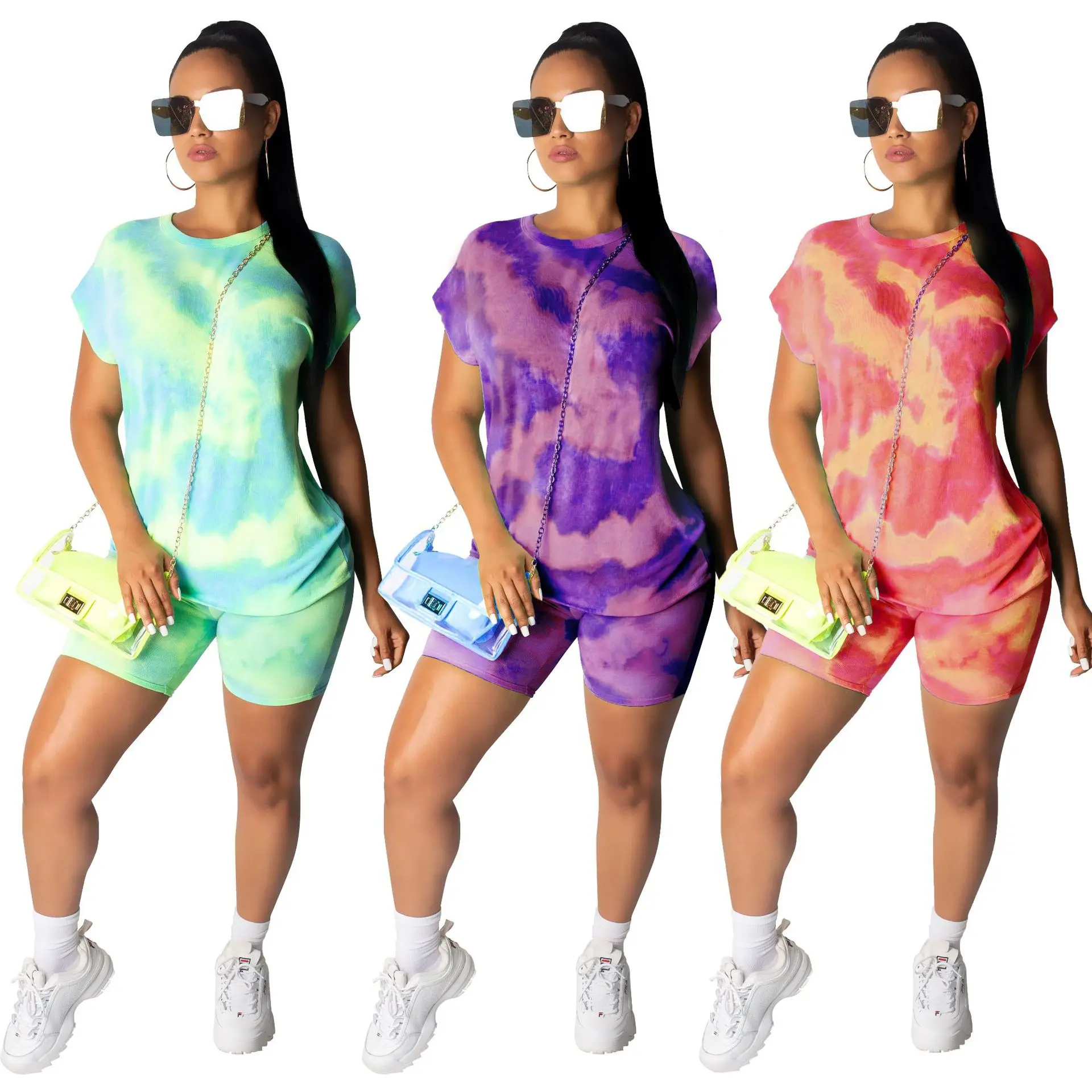 tie dye two piece set