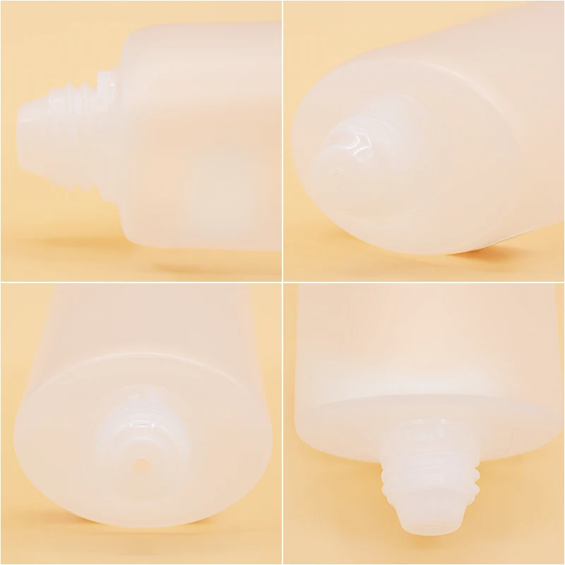 Multiple Layer Cosmetic Tube Packaging Screw Cap Lotion Lubes 100ml Sugar Cane Plastic PE Body Lotion 5 Layers Custom Oval 40mm