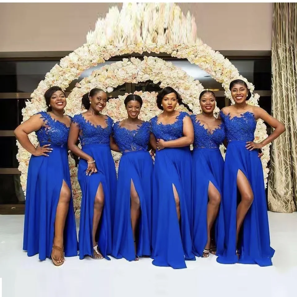 royal blue bridesmaid dresses under 100 Satin Mermaid V Neck Dress PB174 – Promnova Size:4'3