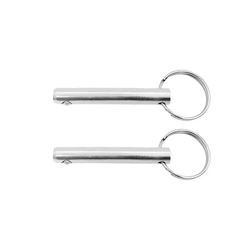 316 Stainless Steel 6.3mmX65 Quick Release Pin,Marine Hardware for Boat Top Deck Hinge
