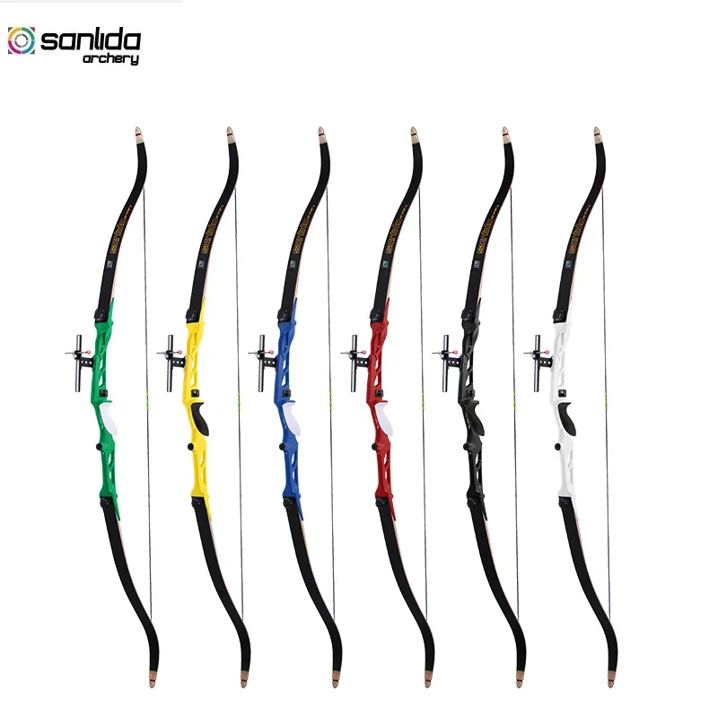 Sanlida Archery New Series Medal Beginner Reccurve Bow Kit Handle Multi