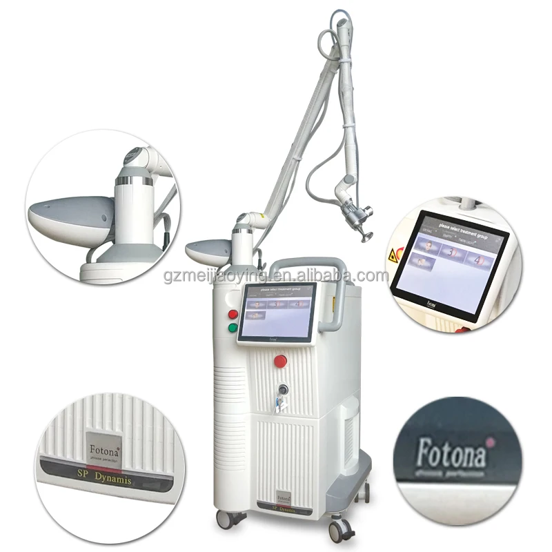 New Professional CO2 Fractional Skin Repair Resurfacing Acne Scars Removal 10600nm 4D Fotona 70W Fractional CO2 Laz er Machine