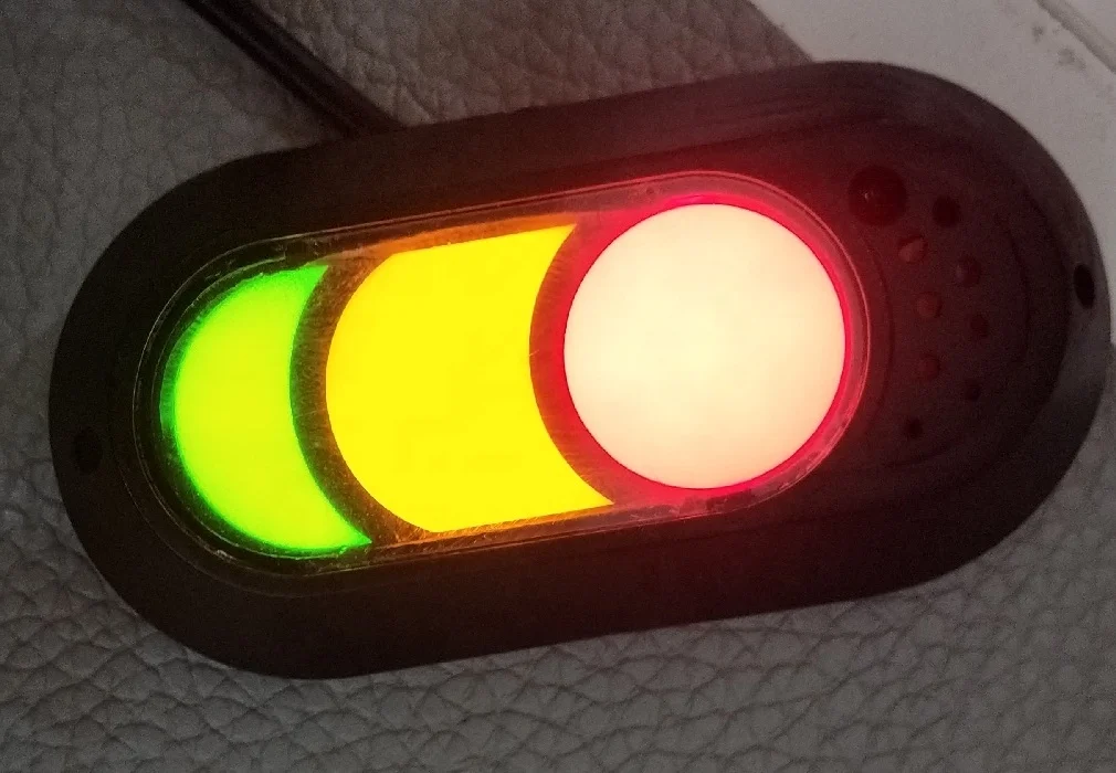 Truck Side Scan Detection Sensor with Pillar LED Warning and Audible Left Turn Alarm