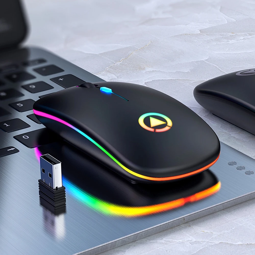 Souris sans fil rechargeable APPLE Magic Mouse Apple en multicolore