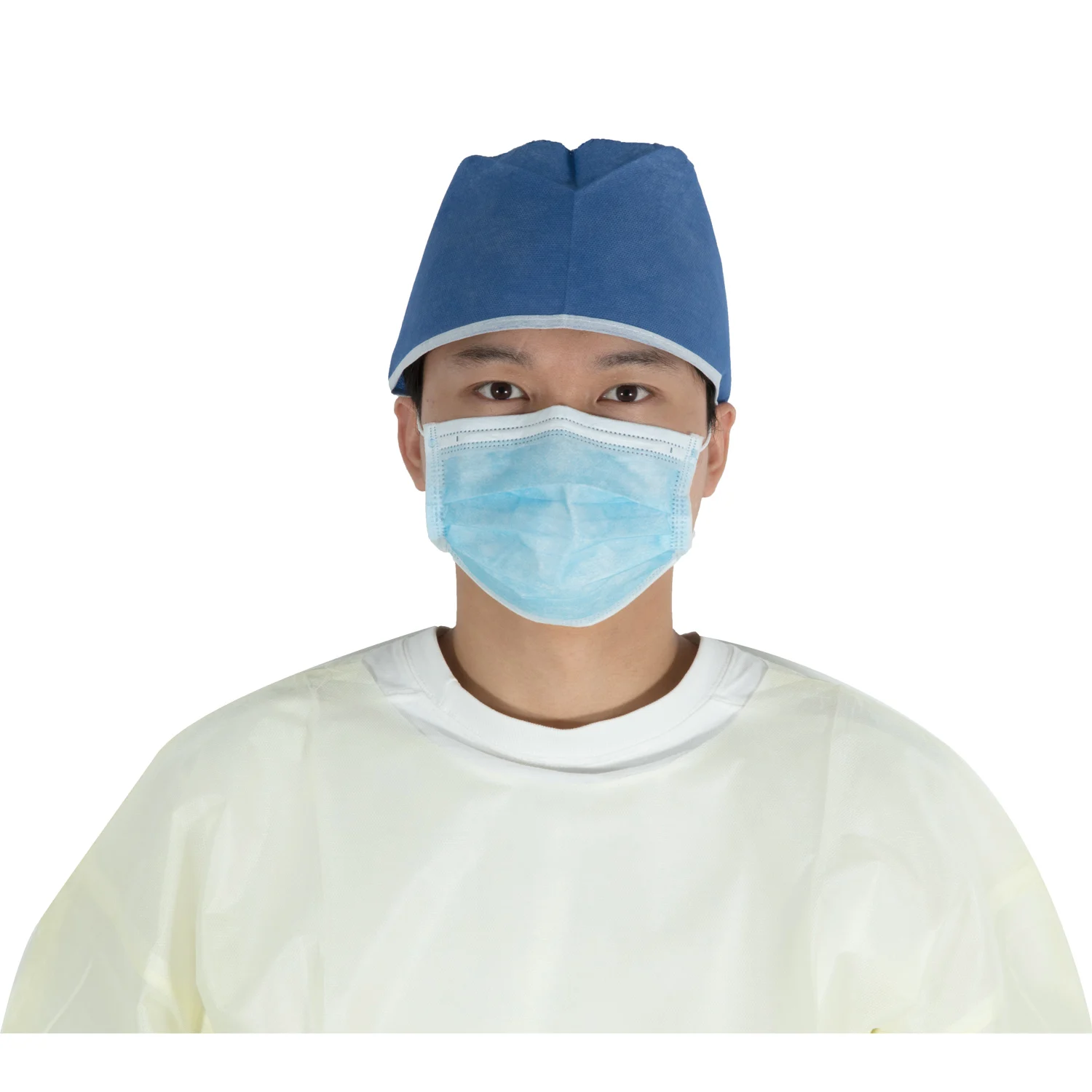 Disposable Surgeon Surgical Doctor Nurse Bouffant Cap with Ties