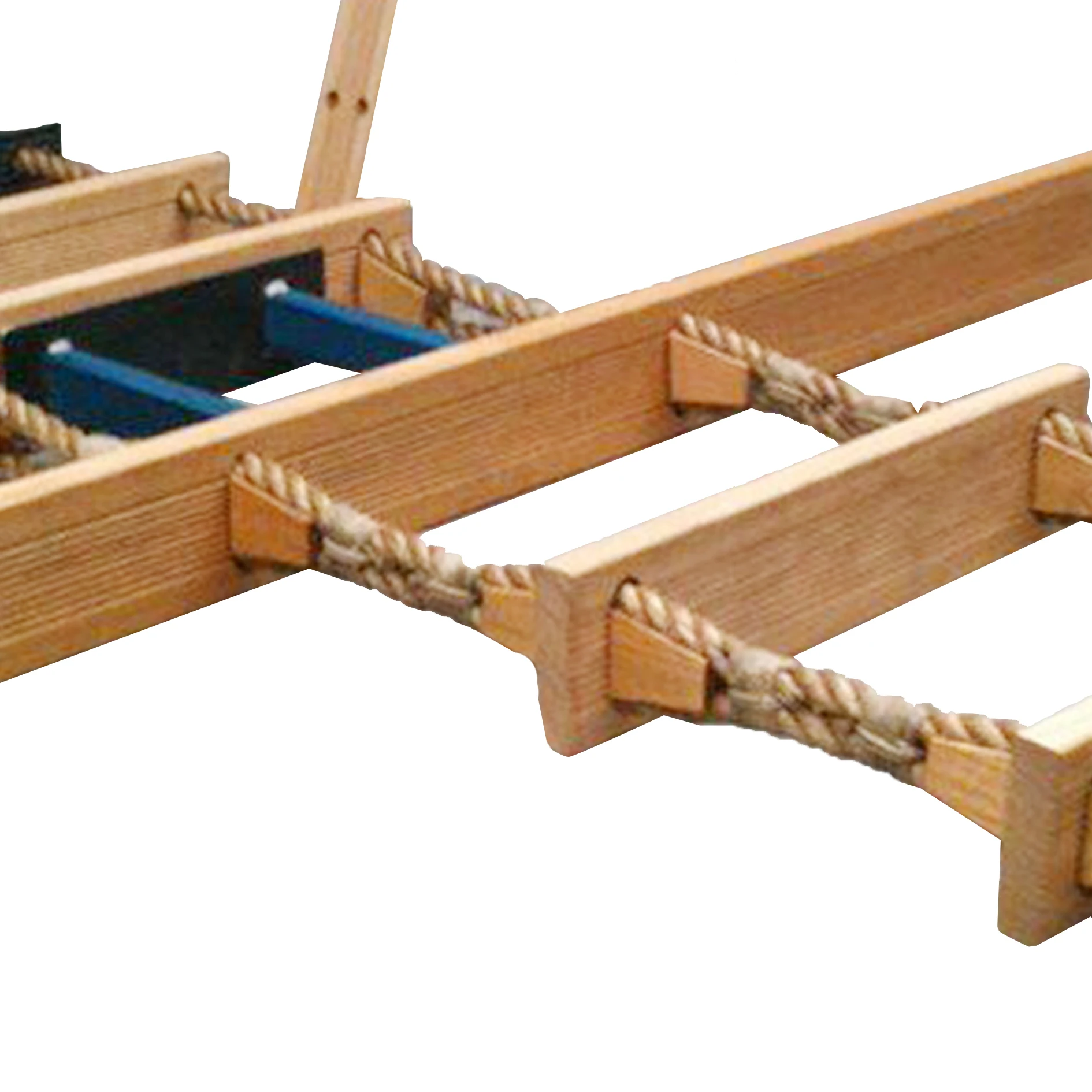 delivery marine high strength wooden pilot climbing rope ladder