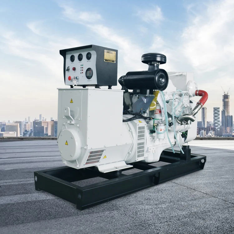 Marine Top Power Cummins Diesel Generator 10kw-100kw Waterproof 3-Phase 50Hz Single Marine Genset