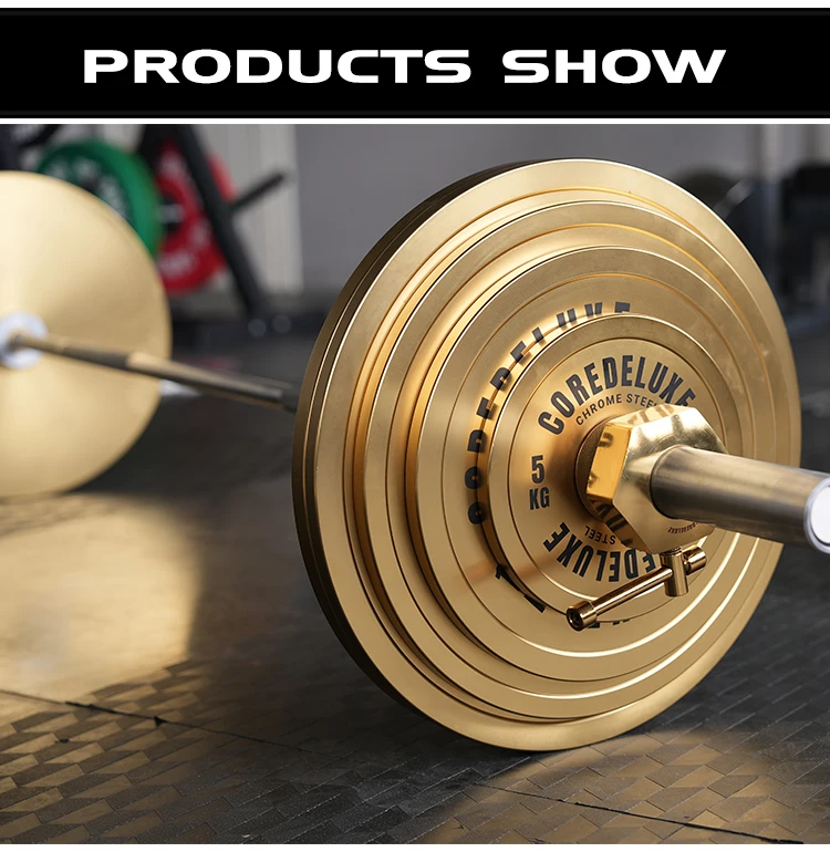Coredeluxe Bronze Steel Weight Plates Gold Color Powerlifting Plates Buy Bronze Coating Steel