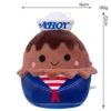 Almohada pequeña azul marino negra22cm180g