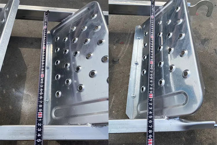 Q235 Material Scaffolding Style Ladder Scaffold Stairs Step Ladders for Building Construction Includes Frames and Planks