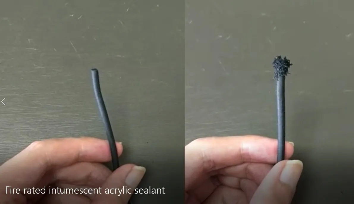 Fv0 Grade Intumescent Fireproof Acrylic Sealant Fire Caulk Intumescent