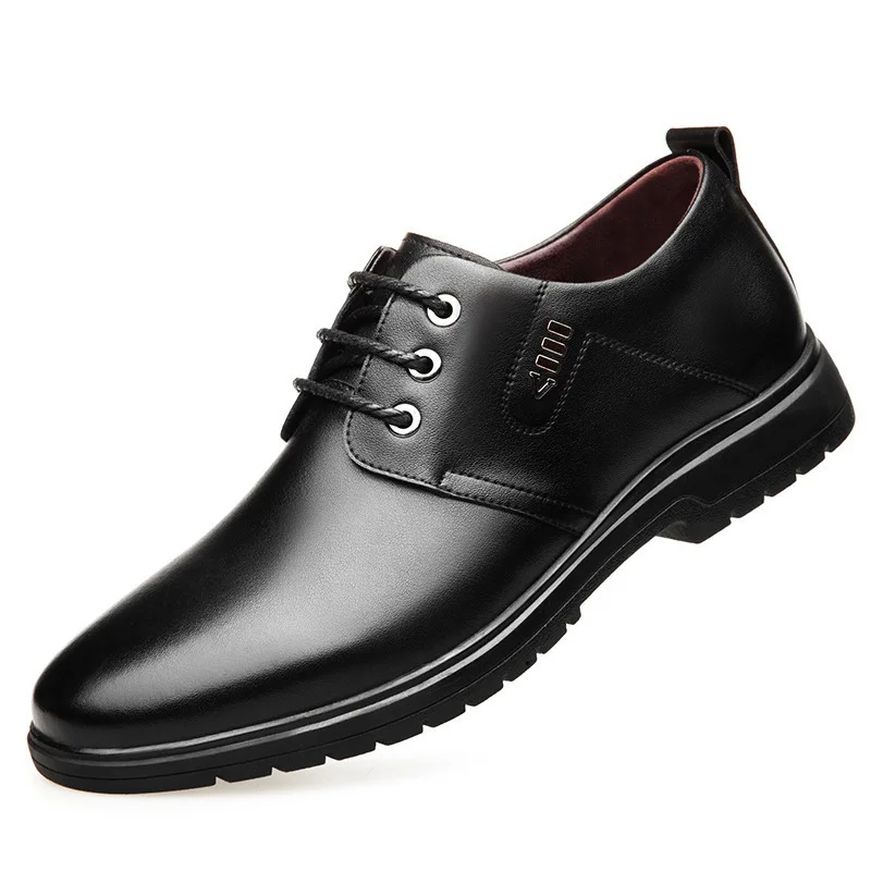Business Casual Shoes For Adult Men Black Brown Formal Dress Shoes ...