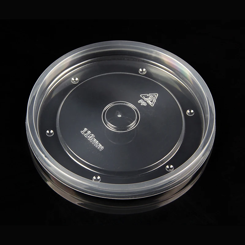 Premium PP Lid Flat Thin Lid for Disposable Food Container with Strawless Function for Cold Drink manufacture