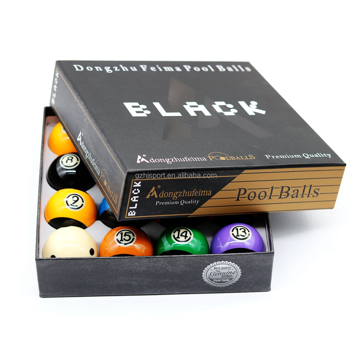 Shop Premium 8A Grade Pool Billiard Balls - Set of 16